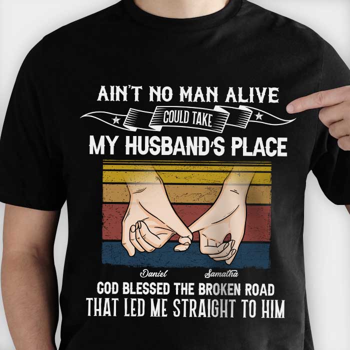 God Blessed The Broken Road - Personalized Unisex T-Shirt.