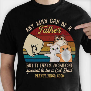 Special To Be A Cat Dad - Gift for Dad - Personalized Unisex T-Shirt.