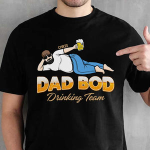 Dad Bod Drinking Team - Personalized Unisex T-Shirt.