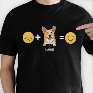 Happy Dog Icon - Personalized Custom Unisex T-shirt.