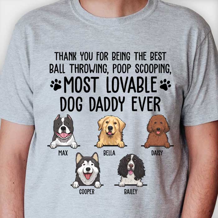 Thank You For Being The Best Ball Throwing - Gift For Dads, Personalized Unisex T-Shirt.