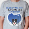 Once By My Side Forever In My Heart - Gift For Dog Lovers, Personalized Unisex T-Shirt