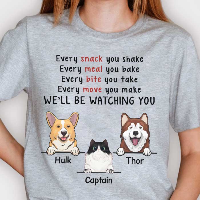 We'll Be Watching You - Personalized Unisex T-Shirt.