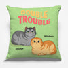 Trouble Maker - Cat Personalized Custom Pillow - Gift For Pet Owners, Pet Lovers
