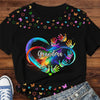 The Perfect Grandma - Family Personalized Custom Unisex All-Over Printed T-Shirt - Mother's Day, Birthday Gift For Grandma