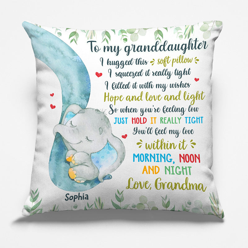 Morning, Noon And Night, I Always Love You - Family Personalized Custom Pillow - Gift For Family Members