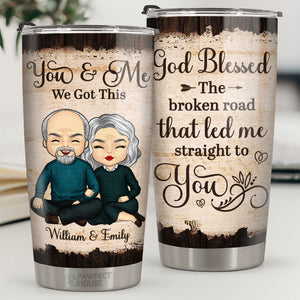 Annoying Each Other For Many Years - Couple Personalized Custom Tumbler - Gift For Husband Wife, Anniversary