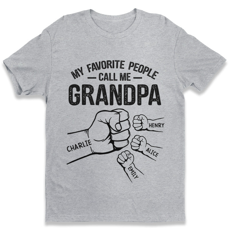 A Great Grandpa's Full of Strength - Family Personalized Custom T-Shirt, Hoodie, Sweatshirt - Father's Day, Birthday Gift for Grandpa, Basic Tee / 4XL