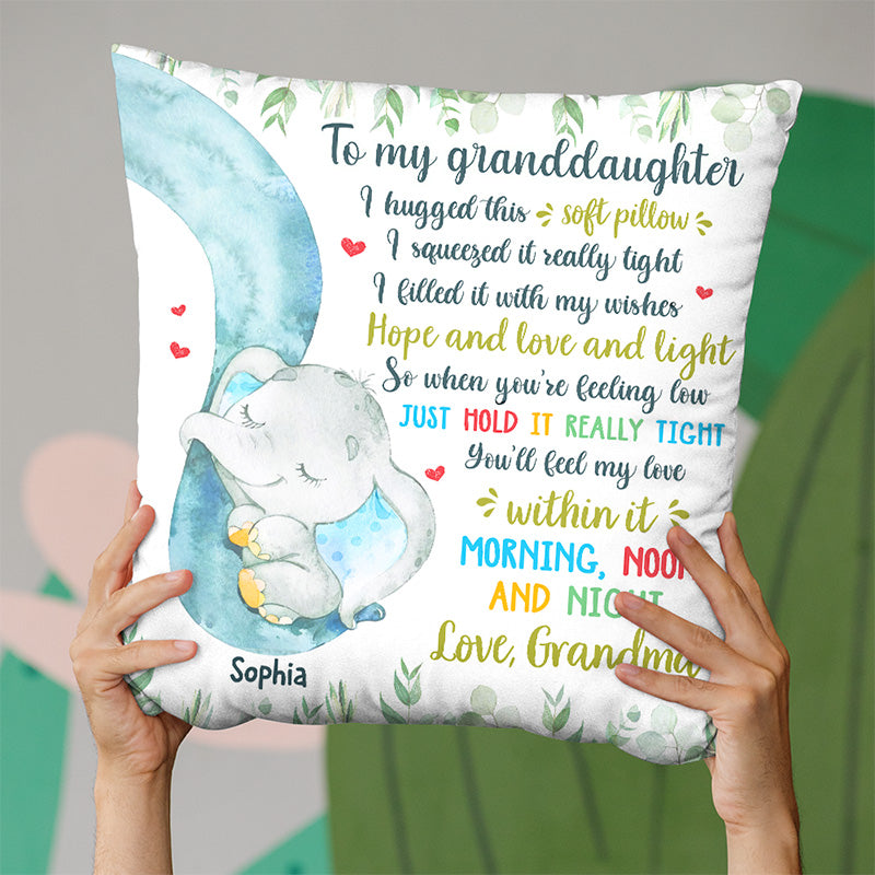Morning, Noon And Night, I Always Love You - Family Personalized Custom Pillow - Gift For Family Members