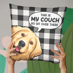 Pets Are Home - Dog & Cat Personalized Custom Pillow - Gift For Pet Owners, Pet Lovers