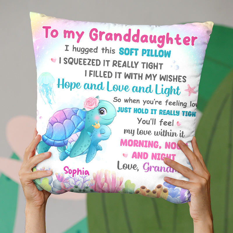 When You’re Feeling Low, Just Hold It Really Tight - Family Personalized Custom Pillow - Gift For Family Members
