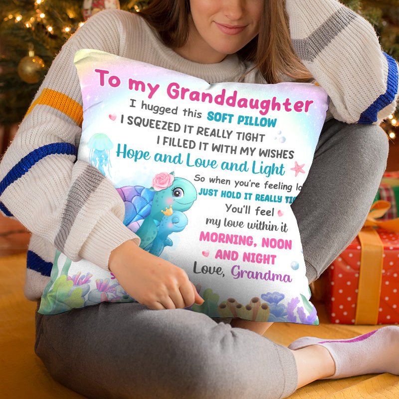 When You’re Feeling Low, Just Hold It Really Tight - Family Personalized Custom Pillow - Gift For Family Members