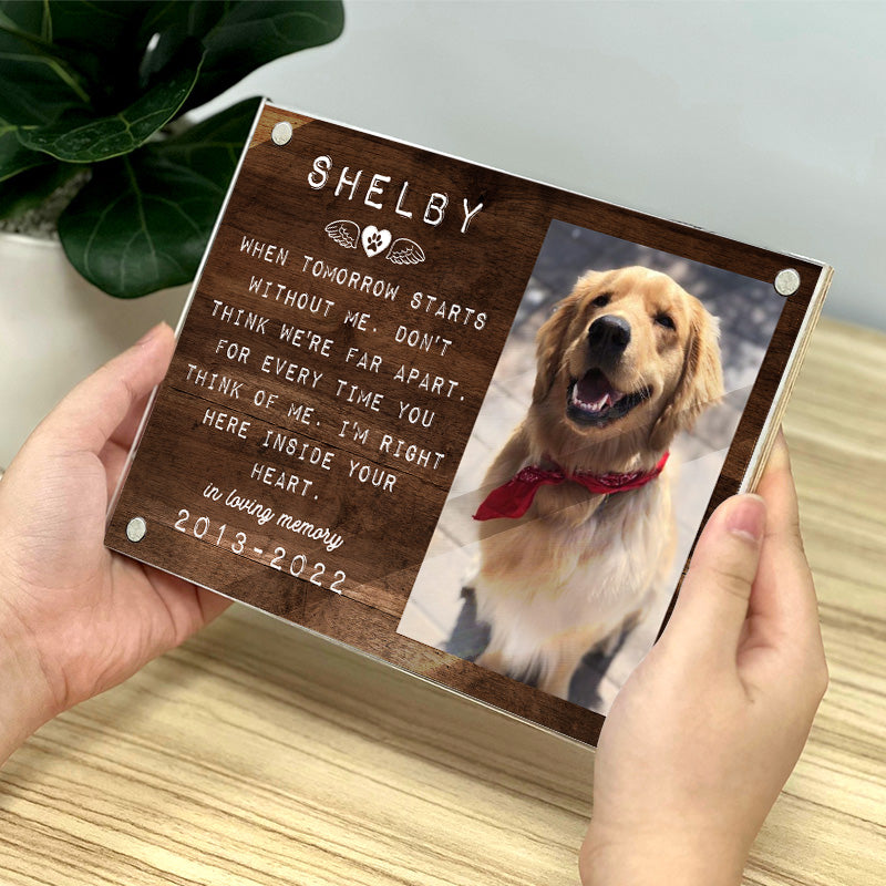 I'm Always Inside Your Heart - Memorial Personalized Custom Acrylic Ma -  Pawfect House ™