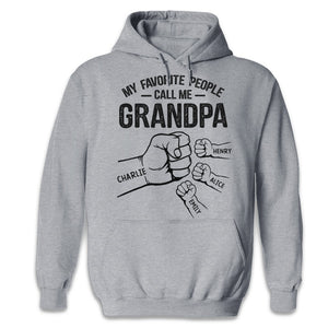 A Great Grandpa's Full Of Strength - Family Personalized Custom Unisex T-shirt, Hoodie, Sweatshirt - Father's Day, Birthday Gift For Grandpa