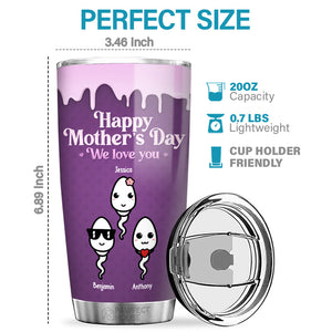 We're Very Love You Mom - Family Personalized Custom Tumbler - Mother's Day, Birthday Gift For Mom