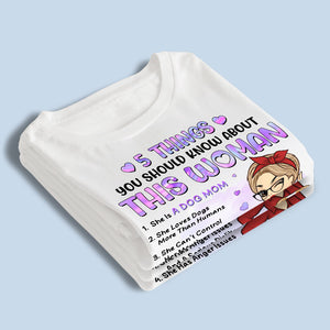 She Is A Dog Mom - Dog Personalized Custom Unisex T-shirt, Hoodie, Sweatshirt - Gift For Pet Owners, Pet Lovers