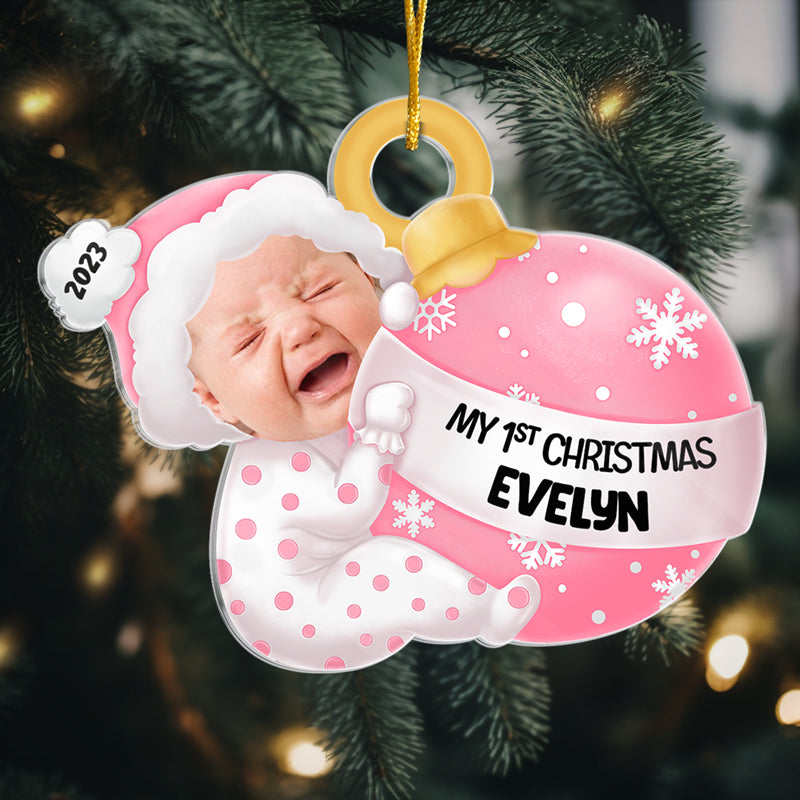 Custom Photo You Are My Perfect Gift This Christmas - Family Personalized Custom Ornament - Acrylic Custom Shaped - Christmas Gift For Baby Kids, Newborn Baby
