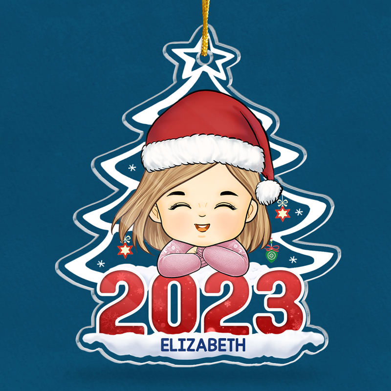 Merry Christmas To The Coolest Kid I Know - Family Personalized Custom Ornament - Acrylic Custom Shaped - Christmas Gift For Family Members