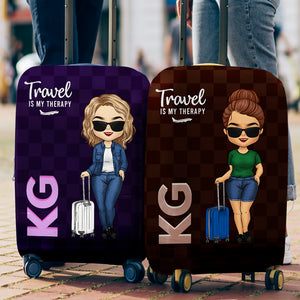 If Not Now Then When - Travel Personalized Custom Luggage Cover - Gift For Travel Lovers