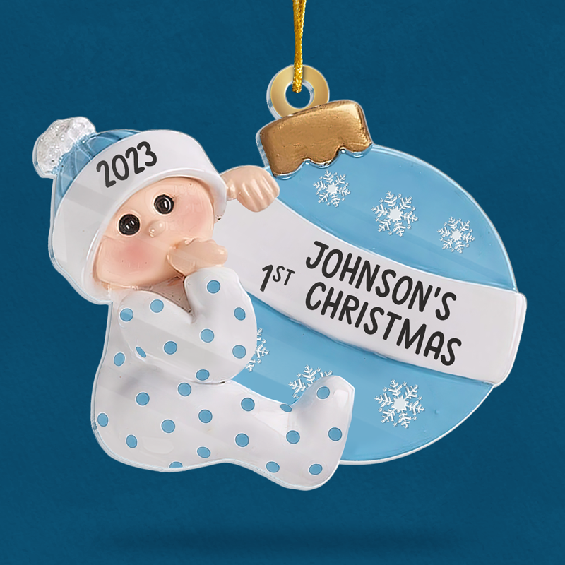 Personal creations baby's first 2024 christmas