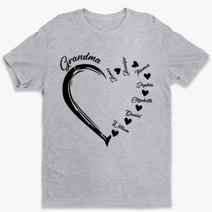 Grandma Is My Best Friend - Family Personalized Custom Unisex T-shirt, Hoodie, Sweatshirt - Mother's Day, Birthday Gift For Grandma