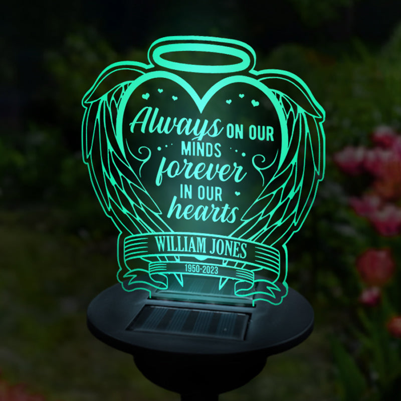 Always Loved Forever Missed - Memorial Personalized Custom Garden