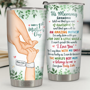 You Are My Awesome Mother - Family Personalized Custom Tumbler - Mother's Day, Gift For First Mom