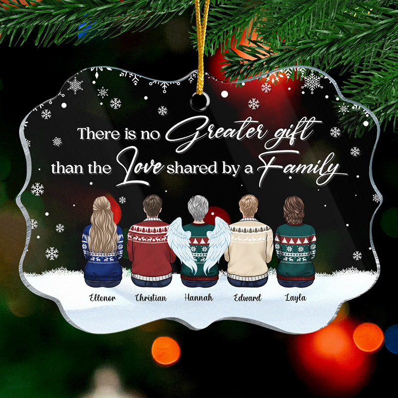 Your Life Gave Us Memories Too Beautiful To Forget - Memorial Personalized Custom Ornament - Acrylic Benelux Shaped - Christmas Gift, Sympathy Gift For Family Members