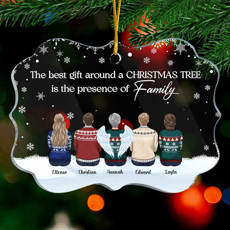 The Best Part Of Christmas - Family Personalized Custom Ornament - Acrylic Benelux Shaped - Christmas Gift For Family Members