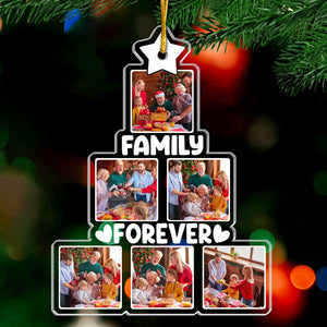 Custom Photo Family Is The Greatest Christmas Gift - Family Personalized Custom Ornament - Acrylic Custom Shaped - Christmas Gift For Family Members, Siblings