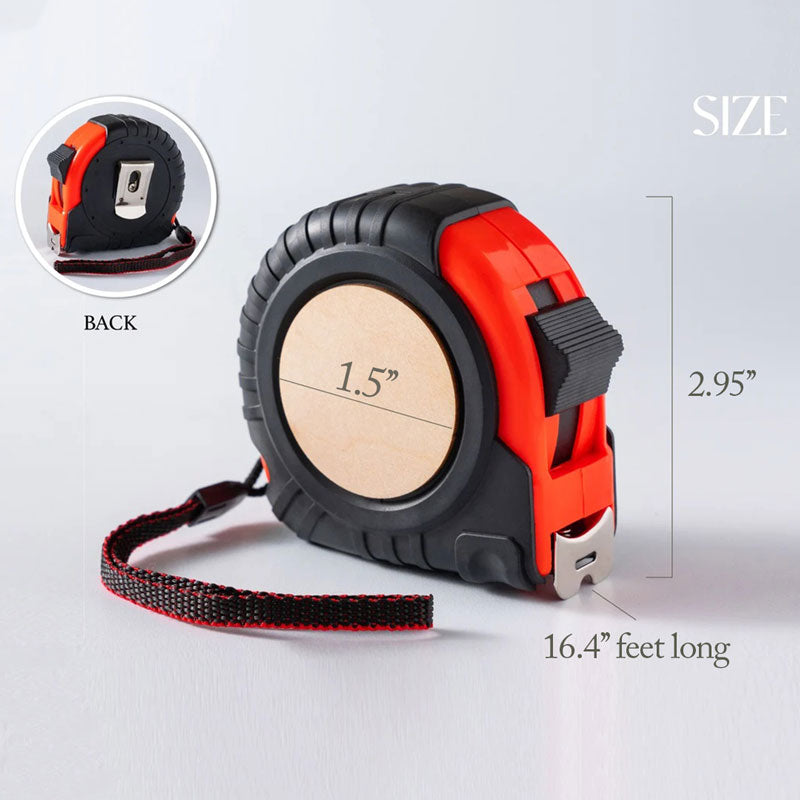 Loved Beyond Measure - Family Personalized Custom Tape Measure - Father's Day, Birthday Gift For Dad, Grandpa