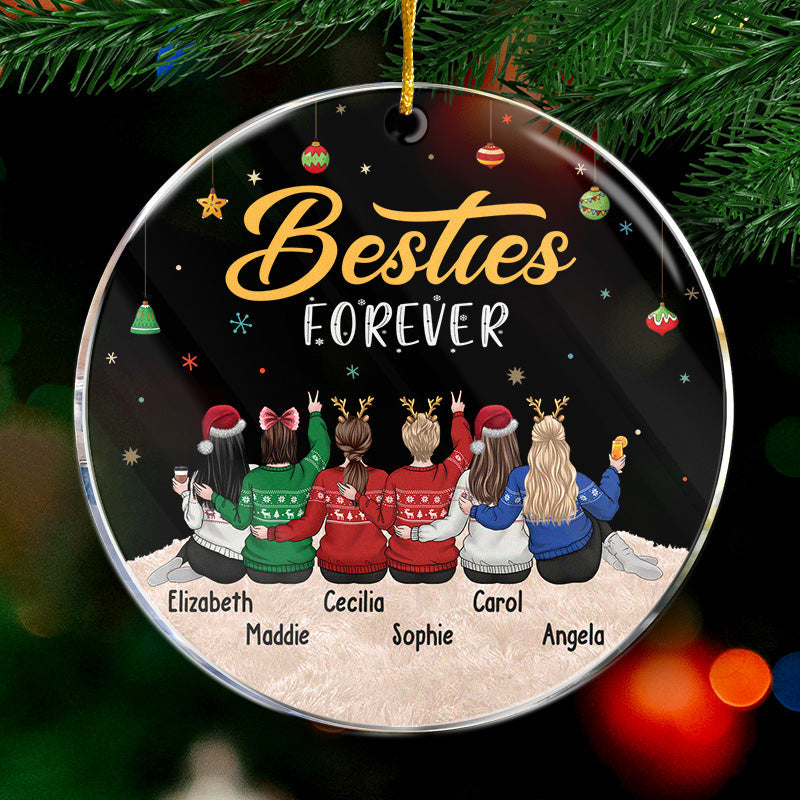 Sisters Forever Christmas Gifts - Personalized Acrylic Photo