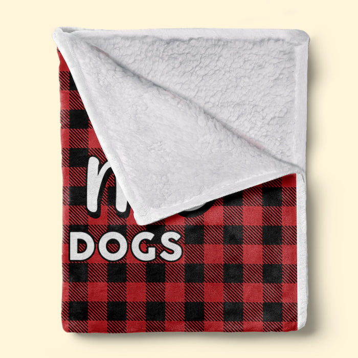 Fleece Blanket Gifts For Dog Moms - Valentine's Day Blanket