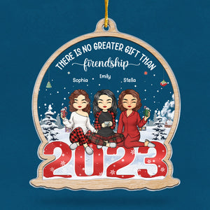 The Greatest Gift Our Parents Gave Us - Family Personalized Custom Ornament - Acrylic Custom Shaped - Christmas Gift For Family Members