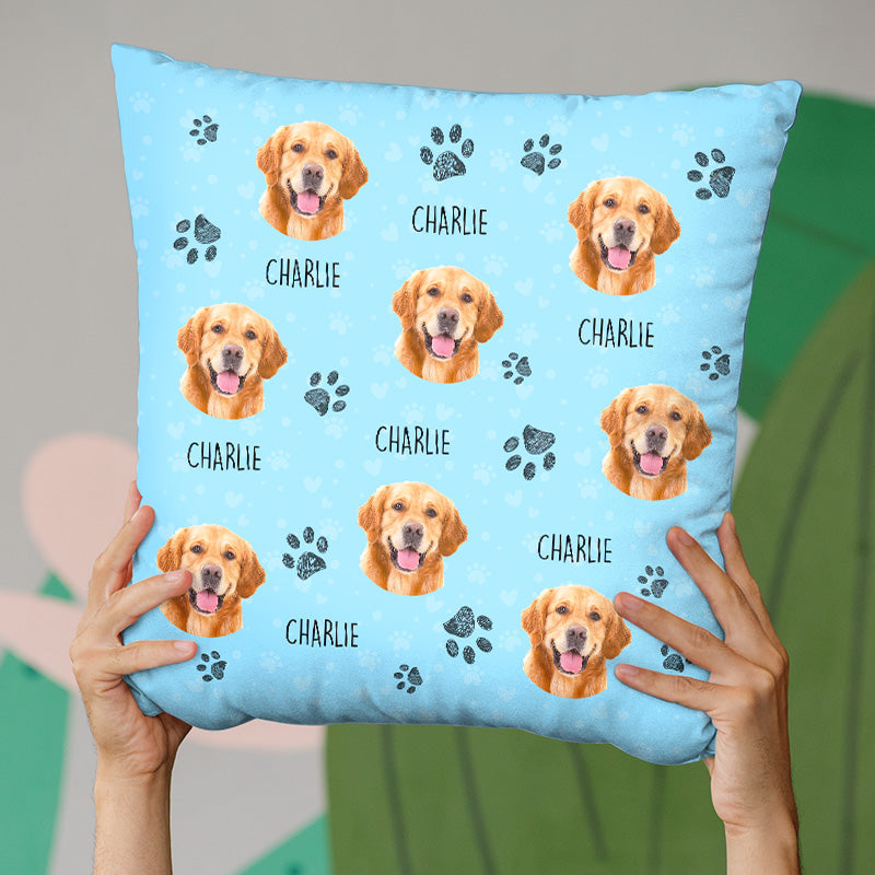 Dog fur clearance pillow