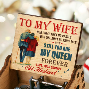 You Are My Queen Forever - Gift For Couples, Husband Wife - Music Box.