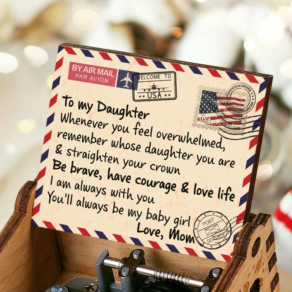 Straighten Your Crown - Be Brave, Have Courage And Love Life - Music Box.