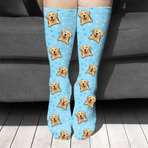 Colorful Dot - Gift For Dog Lovers - Personalized Socks
