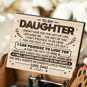 I Will Always Carry You In My Heart - Dad To Daughter, Music Box.