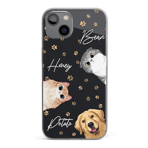 My Lovely Fur Baby - Dog & Cat Personalized Custom Clear Phone Case - Gift For Pet Owners, Pet Lovers