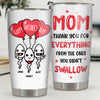 A Big Love Sent To Mom  - Family Personalized Custom Tumbler - Mother's Day, Birthday Gift For Mom