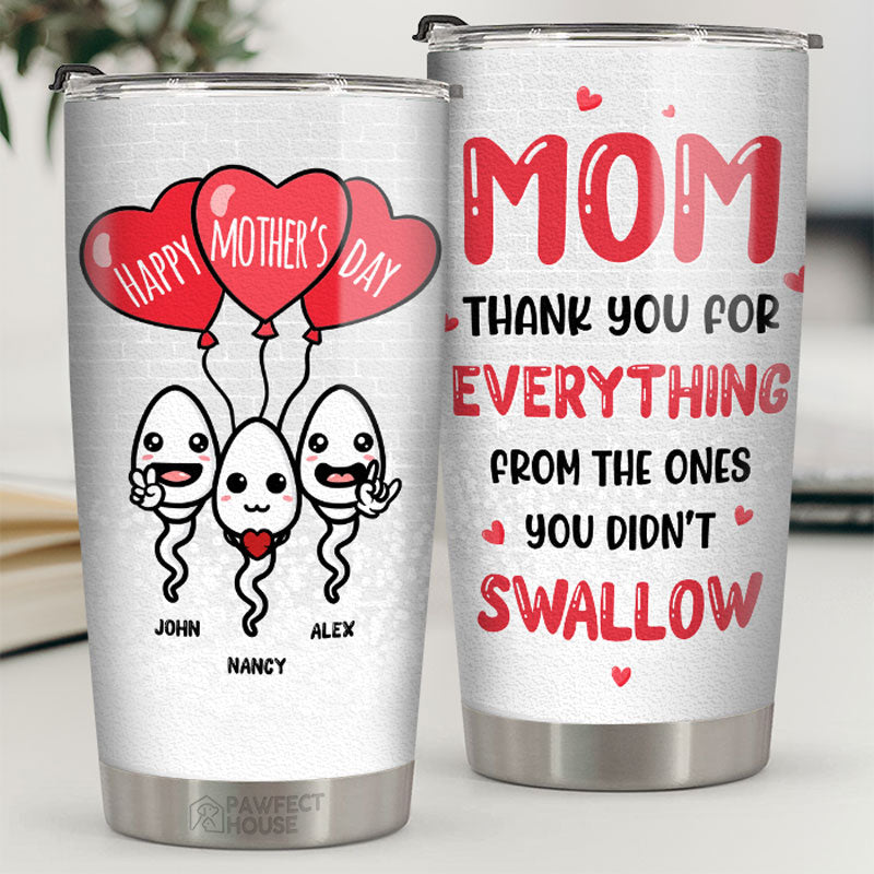 Personalized Mama Tumbler With Pictures, Gift For Mama On