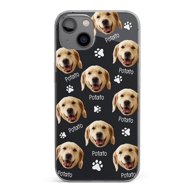 Custom Photo My Beloved Fur Baby - Dog & Cat Personalized Custom Clear Phone Case - Gift For Pet Owners, Pet Lovers