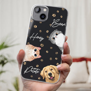 My Lovely Fur Baby - Dog & Cat Personalized Custom Clear Phone Case - Gift For Pet Owners, Pet Lovers