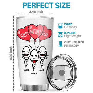 A Big Love Sent To Mom  - Family Personalized Custom Tumbler - Mother's Day, Birthday Gift For Mom