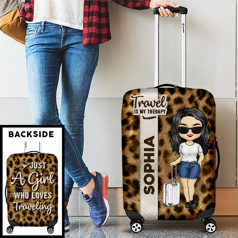 Personalized Custom Luggage Cover - Gift For Traveling Lovers, Travel -  Pawfect House