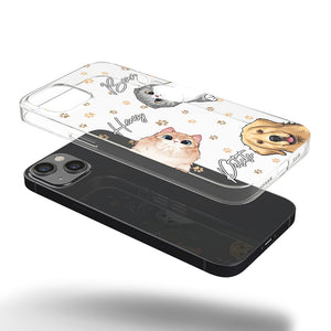 My Lovely Fur Baby - Dog & Cat Personalized Custom Clear Phone Case - Gift For Pet Owners, Pet Lovers