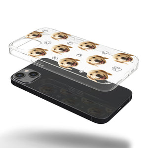 Custom Photo My Beloved Fur Baby - Dog & Cat Personalized Custom Clear Phone Case - Gift For Pet Owners, Pet Lovers