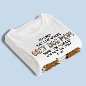 I Am A Dog Mom - Dog Personalized Custom Unisex T-shirt, Hoodie, Sweatshirt - Gift For Pet Owners, Pet Lovers