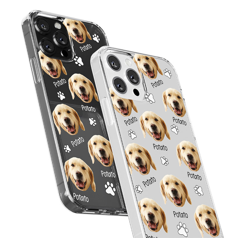 Custom Photo My Beloved Fur Baby - Dog & Cat Personalized Custom Clear Phone Case - Gift For Pet Owners, Pet Lovers